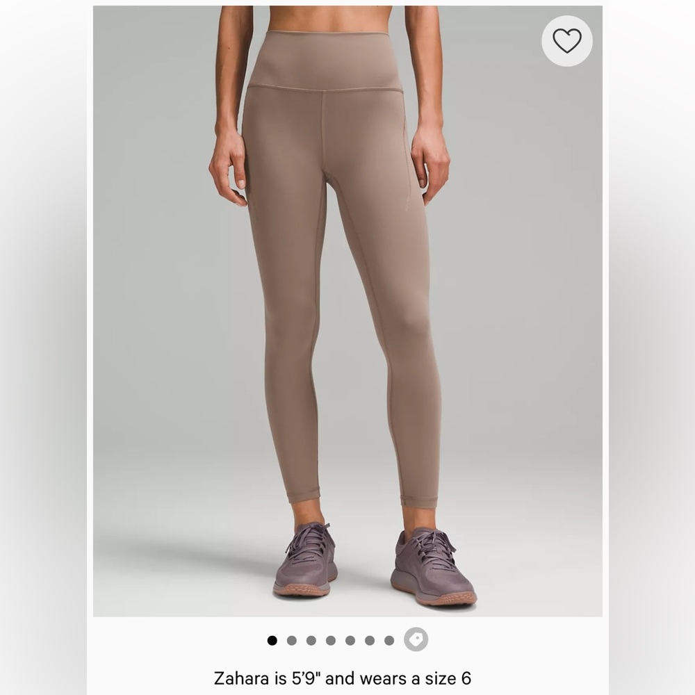 Wunder Train High-Rise Tight with Pockets 25” Taupetastic